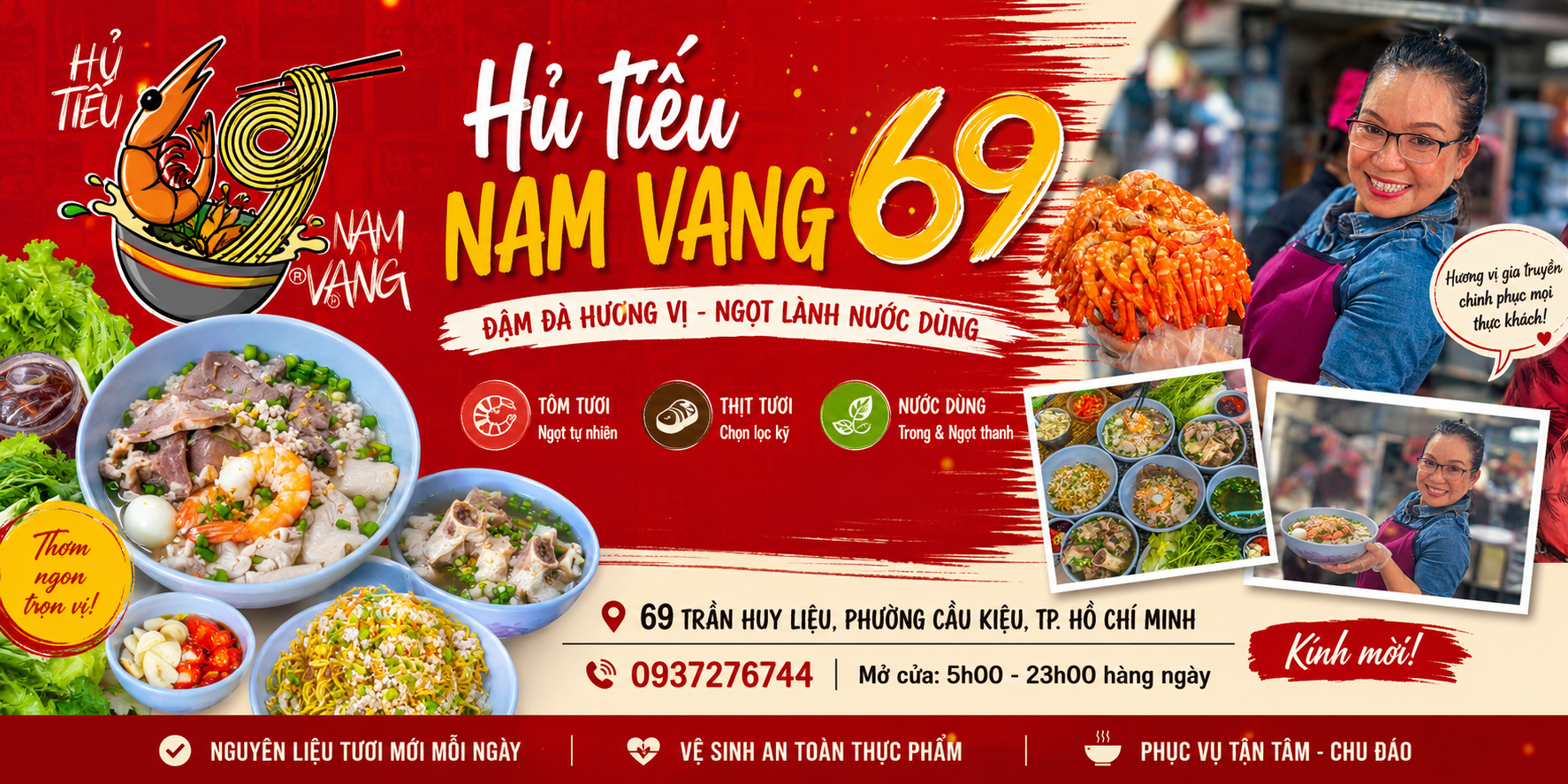 Hủ Tiếu Nam Vang 69 – Địa chỉ hủ tiếu ngon ở Phú Nhuận không nên bỏ lỡ